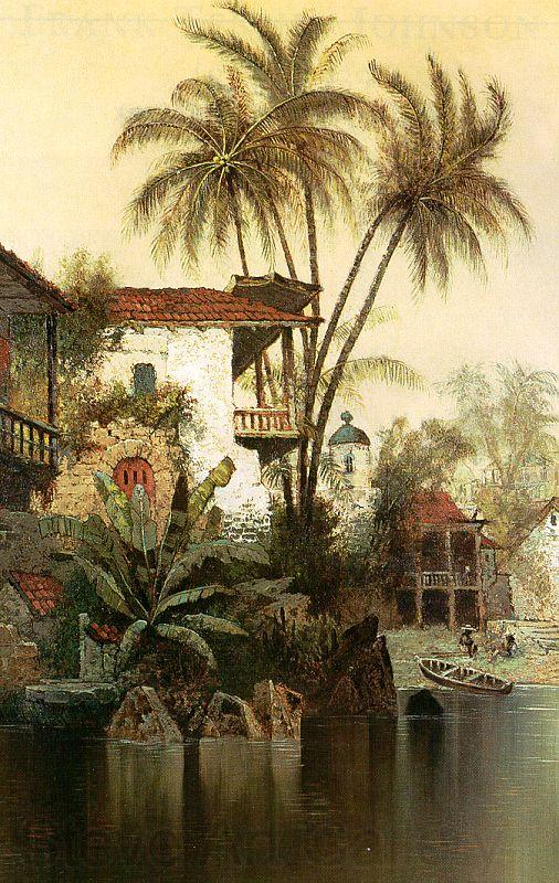 Edwin Deakin Old Panama Norge oil painting art